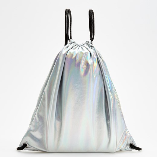 Reserved - Holograficzny plecak worek - Żółty Reserved  One Size 