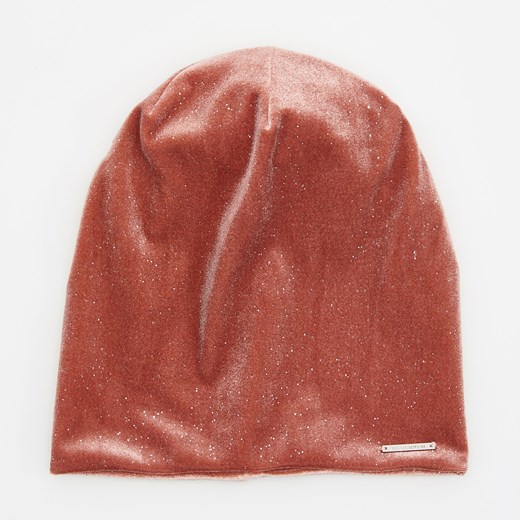 Reserved - Welurowa czapka - Różowy Reserved  M 