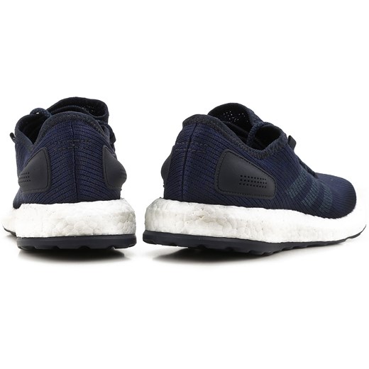 Adidas Trampki dla Mężczyzn Na Wyprzedaży, Pureboost, niebieski, Poliester, 2019, 44.5 45 46.5