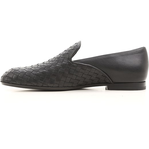 Bottega Veneta Mokasyny dla Mężczyzn Na Wyprzedaży, Black, Leather, 2017, 40 41 42.5