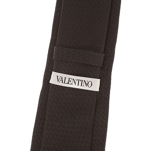 Valentino Krawaty Na Wyprzedaży, czarny, Jedwab, 2019