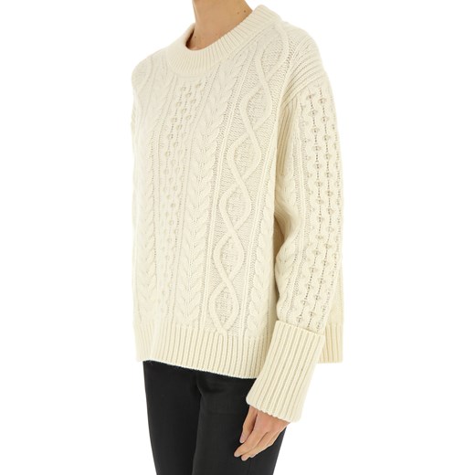 Michael Kors Sweter dla Kobiet, biały, Bawełna, 2019, 38 40 M