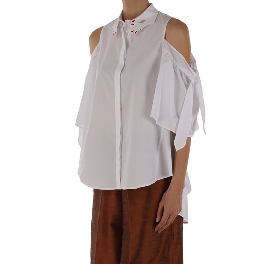 VIvetta Koszula dla Kobiet Na Wyprzedaży, biały, Bawełna, 2019, 42 44