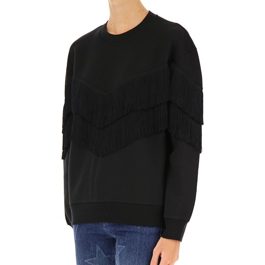 Stella McCartney Sweter dla Kobiet Na Wyprzedaży, czarny, Bawełna, 2019, 38 40