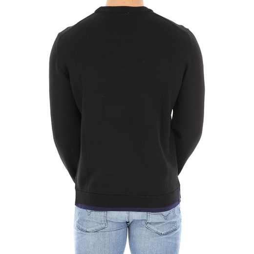 Kenzo Sweter dla Mężczyzn, czarny, Bawełna, 2019, L M S XS