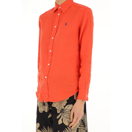 Ralph Lauren Koszula dla Kobiet Na Wyprzedaży, czerwony, Len, 2019, 38 46