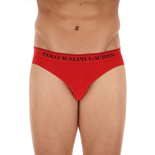 Ralph Lauren Slipy dla Mężczyzn Na Wyprzedaży w Dziale Outlet, 3 Pack, czerwony, Bawełna, 2019, 3 4