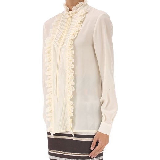 Stella Jean Koszula dla Kobiet Na Wyprzedaży, biały, Jedwab, 2019, 40 42