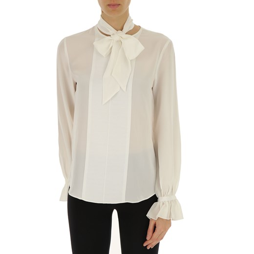 Karl Lagerfeld Koszula dla Kobiet Na Wyprzedaży, biały, Jedwab, 2019, 42 44