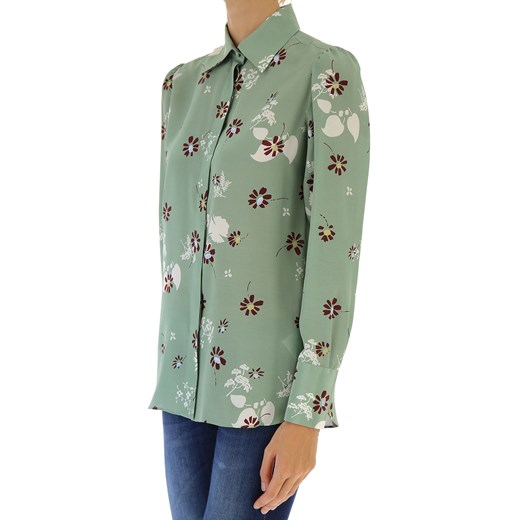 Valentino Koszula dla Kobiet Na Wyprzedaży, Blady zielony, Jedwab, 2019, 40 42