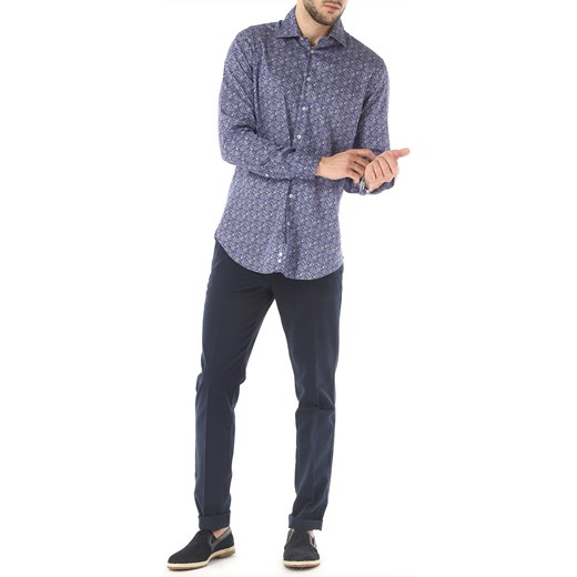 Blauer Spodnie dla Mężczyzn Na Wyprzedaży w Dziale Outlet, niebieski, Bawełna, 2019, 48 54