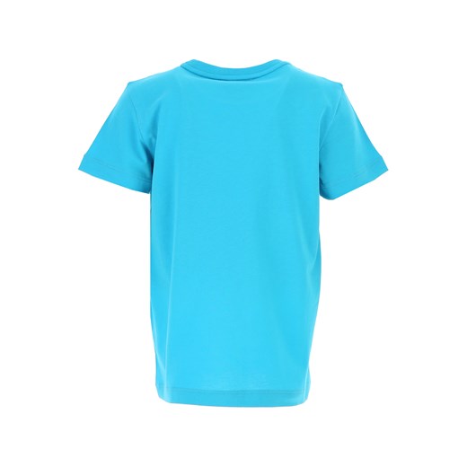 Emporio Armani Koszulka Dziecięca dla Chłopców Na Wyprzedaży w Dziale Outlet, niebieski (Peacock Blue), Bawełna, 2019, 4Y 8Y