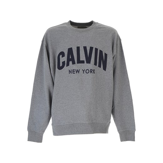 Calvin Klein Bluza dla Mężczyzn Na Wyprzedaży w Dziale Outlet, szary, Bawełna, 2019, M S XL