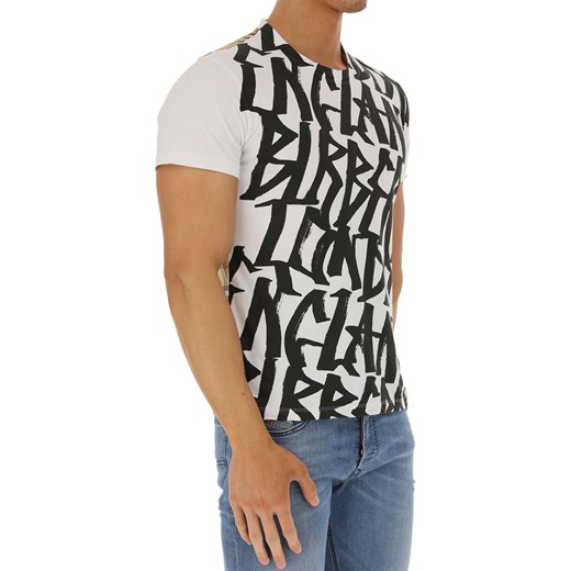 Burberry Koszulka dla Mężczyzn Na Wyprzedaży, biały, Bawełna, 2019, 46 M