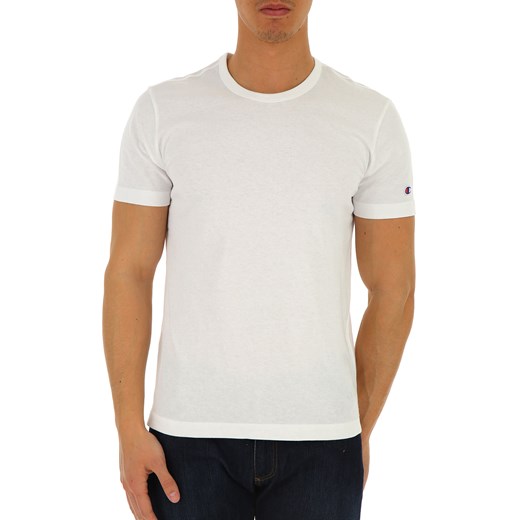 Champion Koszulka dla Mężczyzn Na Wyprzedaży, biały, Bawełna, 2019, L XL