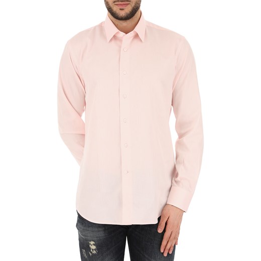Del Siena Koszula dla Mężczyzn Na Wyprzedaży, jasny różowy, Bawełna, 2019, 38 42