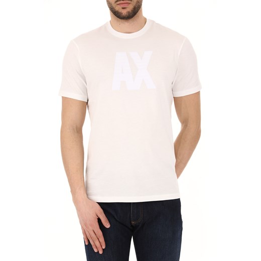 Emporio Armani Koszulka dla Mężczyzn Na Wyprzedaży w Dziale Outlet, biały, Bawełna, 2019, XL XS