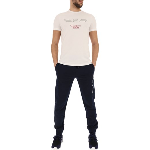 Emporio Armani Koszulka dla Mężczyzn Na Wyprzedaży, Biały, Bawełna, 2019, L M XL XXL XXXL
