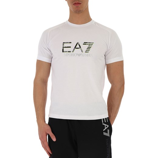 Emporio Armani Koszulka dla Mężczyzn Na Wyprzedaży w Dziale Outlet, biały, Bawełna, 2019, M XXL