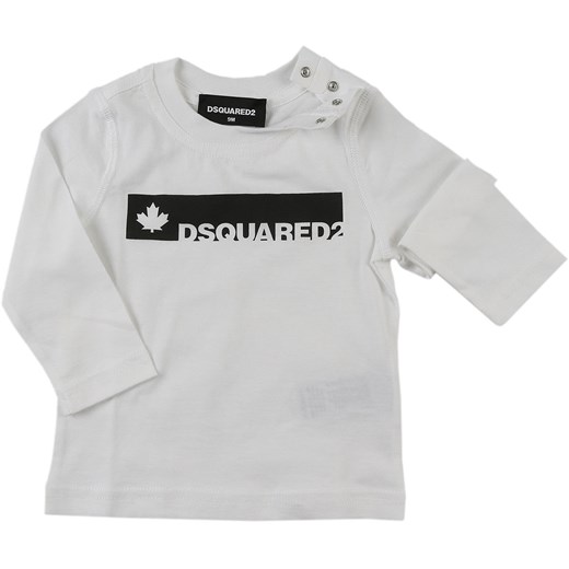 Dsquared Koszulka Niemowlęca dla Chłopców Na Wyprzedaży, Biały, Bawełna, 2019, 12M 2Y