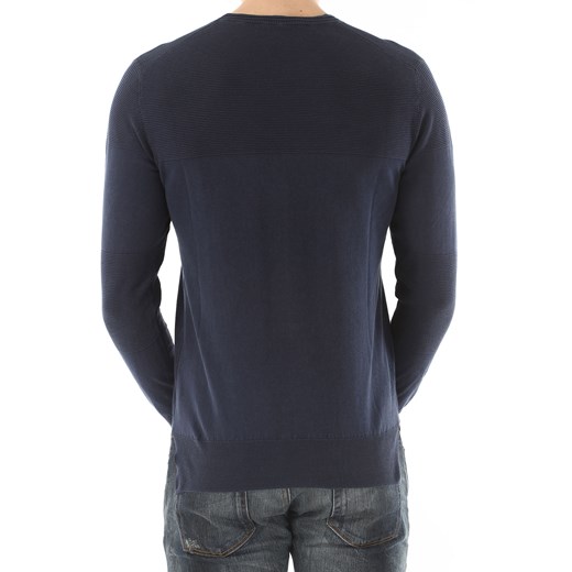 Paolo Pecora Sweter dla Mężczyzn Na Wyprzedaży, granatowy niebieski, Len, 2019, L M S XL