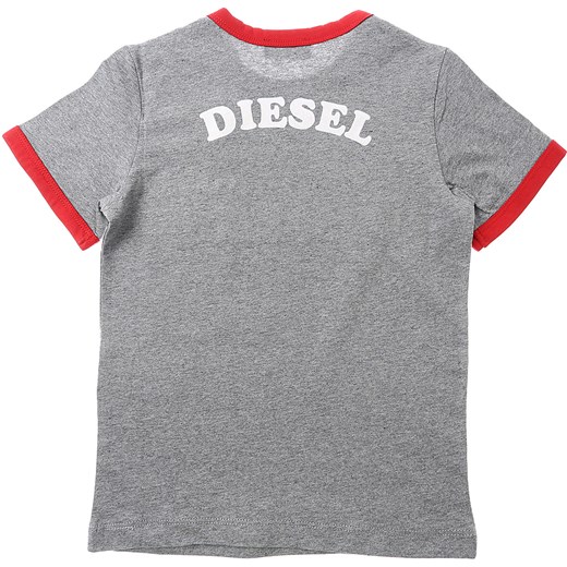 Diesel Koszulka Niemowlęca dla Chłopców Na Wyprzedaży, Szary, Bawełna, 2019, 2Y 3Y