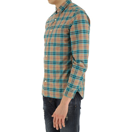 Burberry Koszula dla Mężczyzn Na Wyprzedaży, beżowy, Bawełna, 2019, M S XL