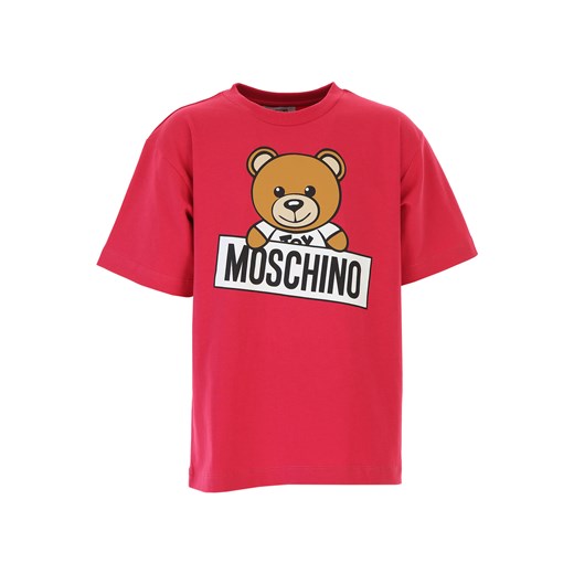 Moschino Koszulka Dziecięca dla Dziewczynek Na Wyprzedaży, Fuksja, Bawełna, 2019, 6Y 8Y