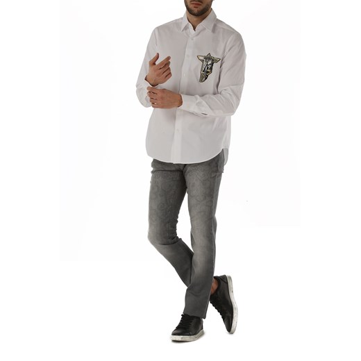 Loewe Koszula dla Mężczyzn Na Wyprzedaży w Dziale Outlet, biały, Bawełna, 2019, 38 40