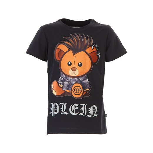 Philipp Plein Koszulka Dziecięca dla Chłopców Na Wyprzedaży, czarny, Bawełna, 2019, 10Y 12Y 14Y 4Y 8Y