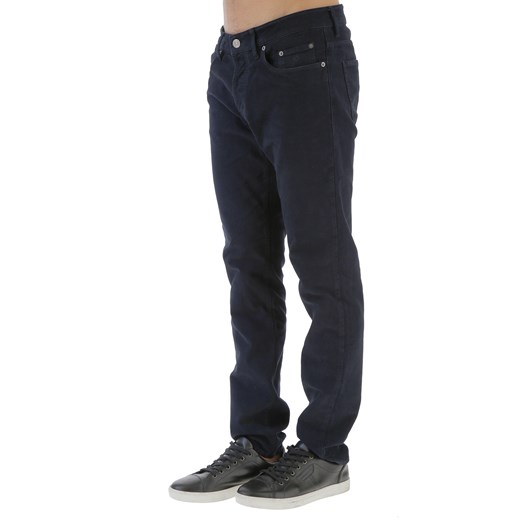 Siviglia Spodnie dla Mężczyzn Na Wyprzedaży, granatowy niebieski, Bawełna, 2019, 47 50