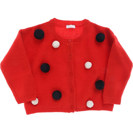 Il Gufo Swetry Dziecięce dla Dziewczynek Na Wyprzedaży, czerwony, Bawełna, 2019, 12M 18M