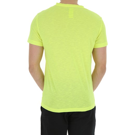 Emporio Armani Koszulka dla Mężczyzn Na Wyprzedaży w Dziale Outlet, fluorescencyjny żółty, Poliester, 2019, M XL