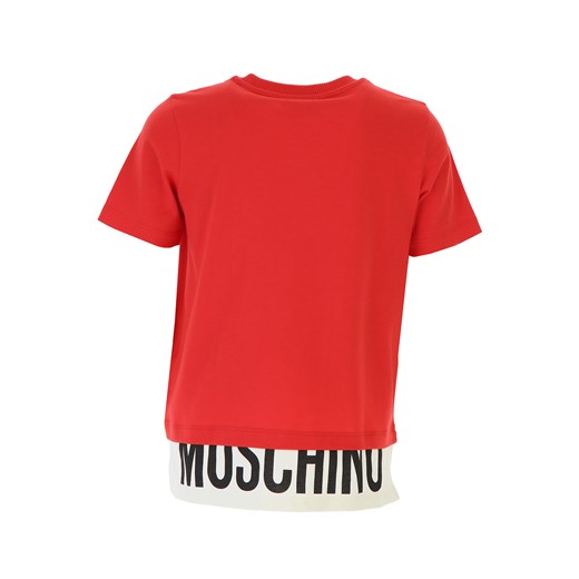 Moschino Koszulka Dziecięca dla Chłopców Na Wyprzedaży, Czerwony, Bawełna, 2019, 14Y 4Y 5Y