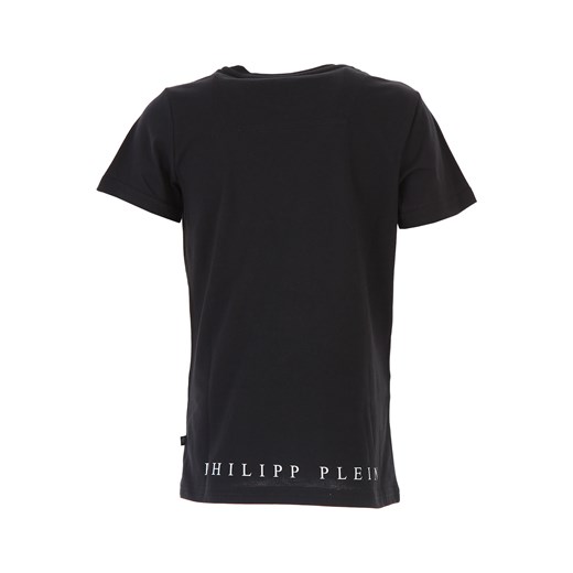 Philipp Plein Koszulka Dziecięca dla Chłopców Na Wyprzedaży w Dziale Outlet, czarny, Bawełna, 2019, 12Y 6Y