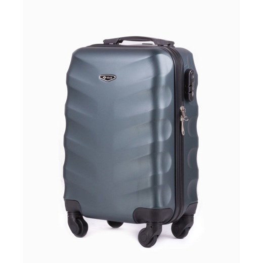 Mała walizka podróżna na kółkach (bagaż podręczny) SOLIER STL402 ABS S ciemnozielona Solier   Skorzana.com