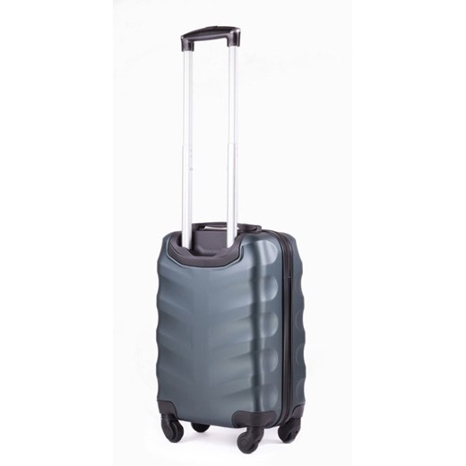 Mała walizka podróżna na kółkach (bagaż podręczny) SOLIER STL402 ABS S ciemnozielona Solier   Skorzana.com