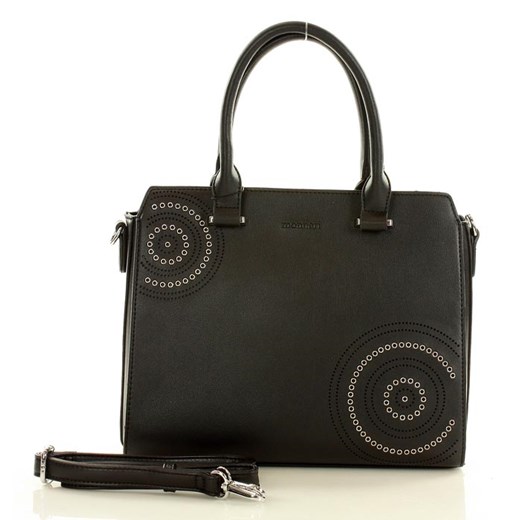 MONNARI Designerska torebka kuferek czarny Monnari   promocyjna cena Verostilo 