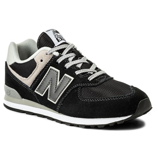 Sneakersy NEW BALANCE - GC574GK  Czarny czarny New Balance 36 okazja eobuwie.pl 