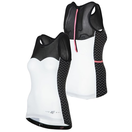 DAMSKA KOSZULKA ROWEROWA 4F H4L18 RKD001 BIAŁY M opensport.pl