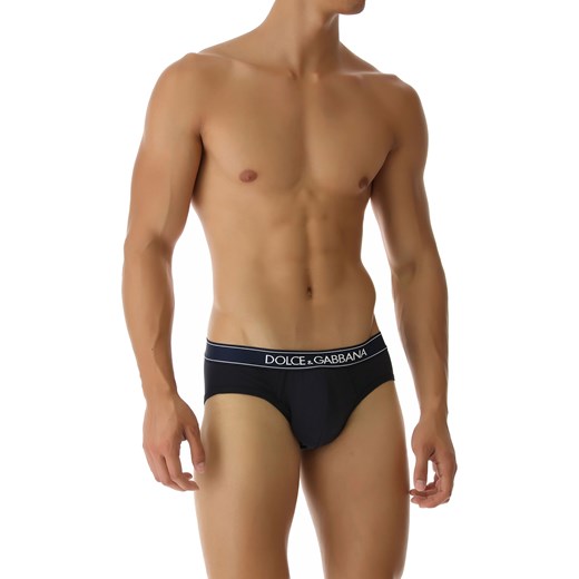 Dolce & Gabbana Slipy dla Mężczyzn, 2 Pack, Blue, Cotton, 2017, L M S XL Dolce & Gabbana XL RAFFAELLO NETWORK