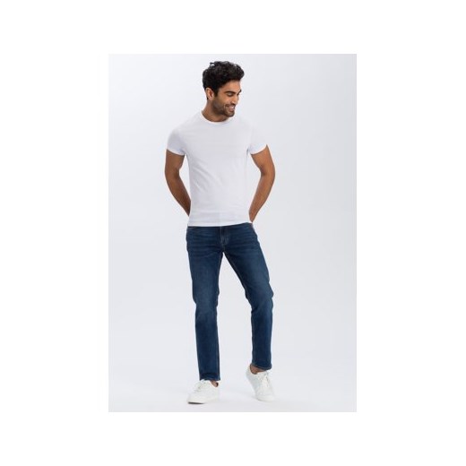 Jeansy męskie bez wzorów niebieskie jeansowe 