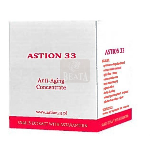 Astion 33 Krem Anti-Aging Concentrate ekstrakt ze ślimaka z astaksantyną - op. 60ml  Osmotica  BEATA