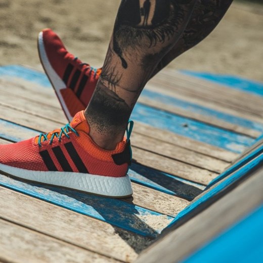 Buty męskie sneakersy adidas Originals NMD_R2 Summer Summer Spice Pack "Trace Orange" CQ3081 - POMARAŃCZOWY  Adidas Originals 45 1/3 sneakerstudio.pl