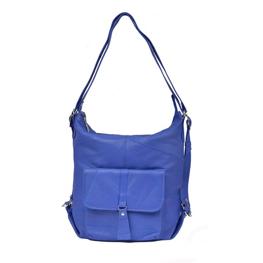 Shopper bag 2w1 niebieski II Milskór   promocja Oka Bags 