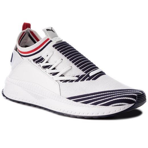 Sneakersy PUMA - Tsugi Jun Sport Stripes 367519 01 Pwhite/Peacoat/Rred  Puma 44.5 eobuwie.pl