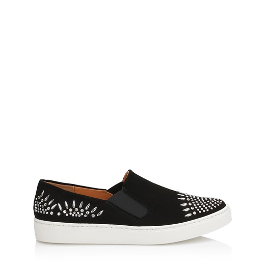 Czarne sneakersy wysadzane kryształami Swarovskiego® Kazar 37 kazar.com