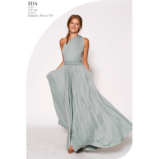 INFINITY DRESS MAXI wodna - EDYCJA LIMITOWANA - sukienka maxi Risk Made In Warsaw L