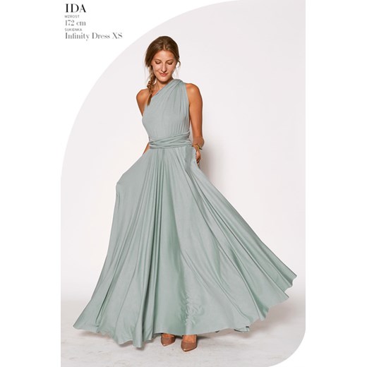 INFINITY DRESS MAXI wodna - EDYCJA LIMITOWANA - sukienka maxi Risk Made In Warsaw L