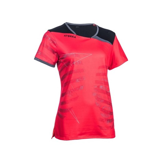 Koszulka H500 różowo -czarna  Atorka L Decathlon